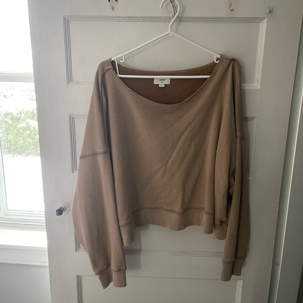 Aerie Off Shoulder Sweatshirt